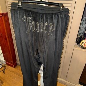 Juicy Couture Black Straight Leg Pants